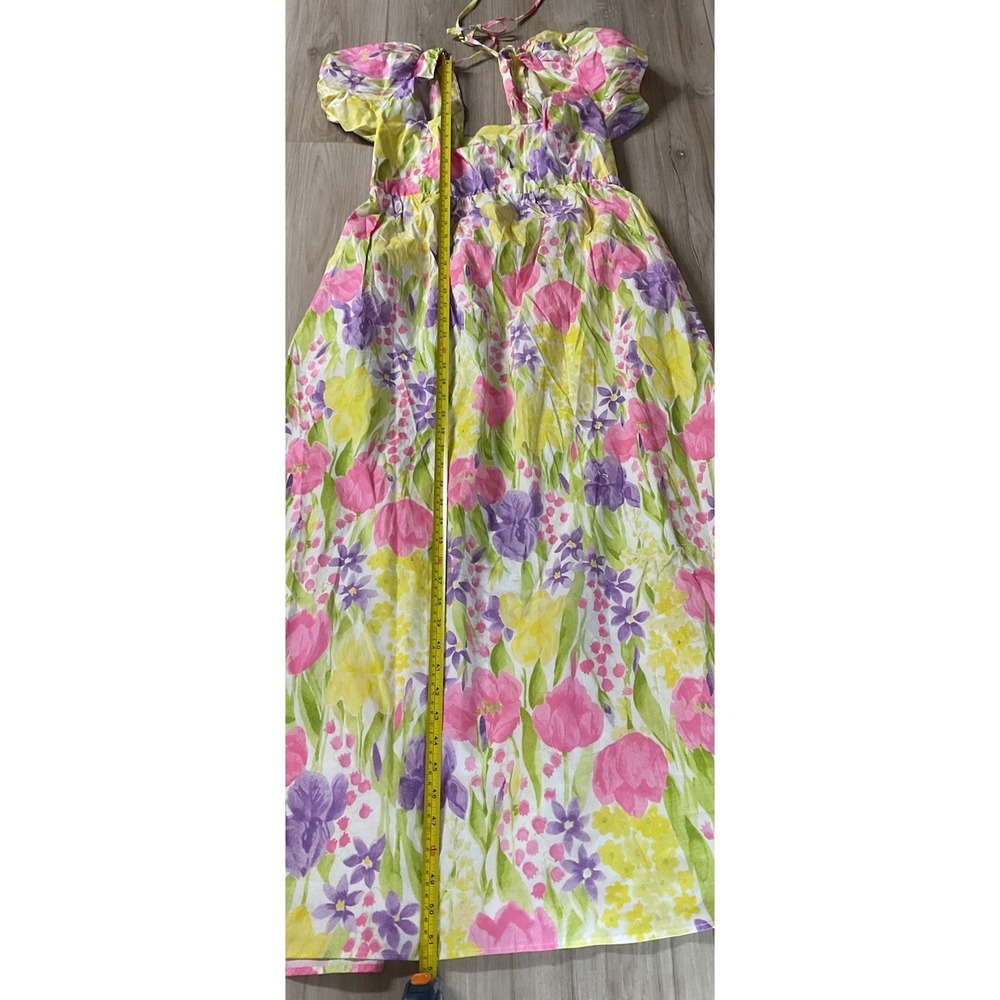 NEW Show Me Your Mumu Smitten Midi Dress Blooming Tulips Floral Womens XXL - Picture 8 of 11